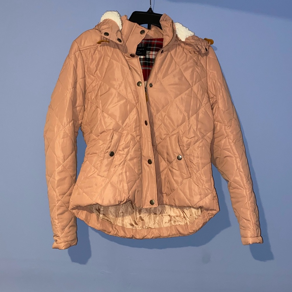 Women Jacket|Color:Pink|Size:Medium
